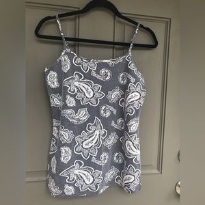 NWT LOFT Paisley Tank Top, Small